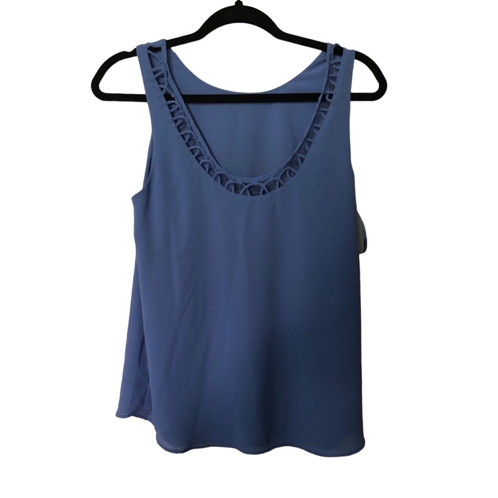 Naked Zebra top with decorative trim on back